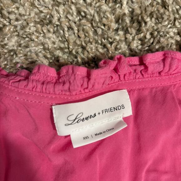 Lovers and Friends Finnegan Mini Dress in Fuchsia - Picture 6 of 8